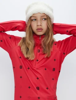 8 Star Jr Sweat - Poinsetta Red