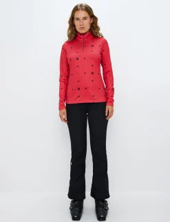 8848 Star W Sweat - Poinsetta Red