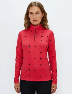 8848 Star W Sweat - Poinsetta Red