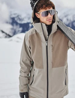 Andrew Cord Ski Jacket - Beige