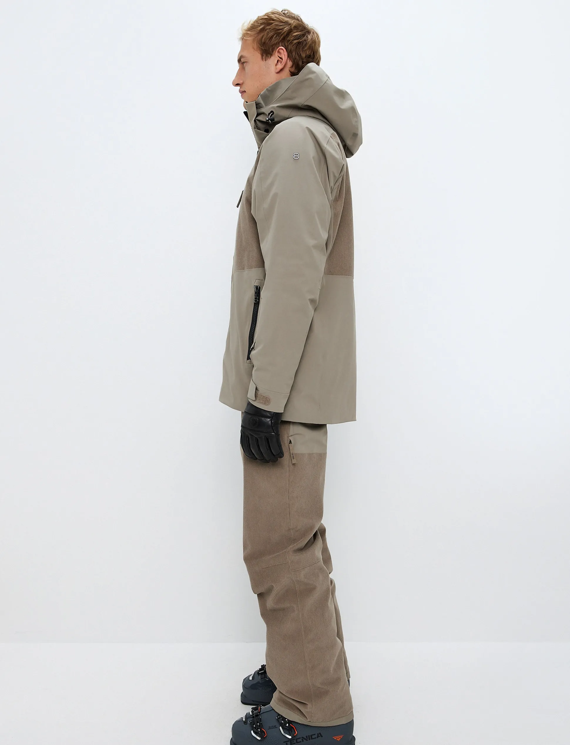 Andrew Cord Ski Jacket - Beige