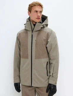 Andrew Cord Ski Jacket - Beige