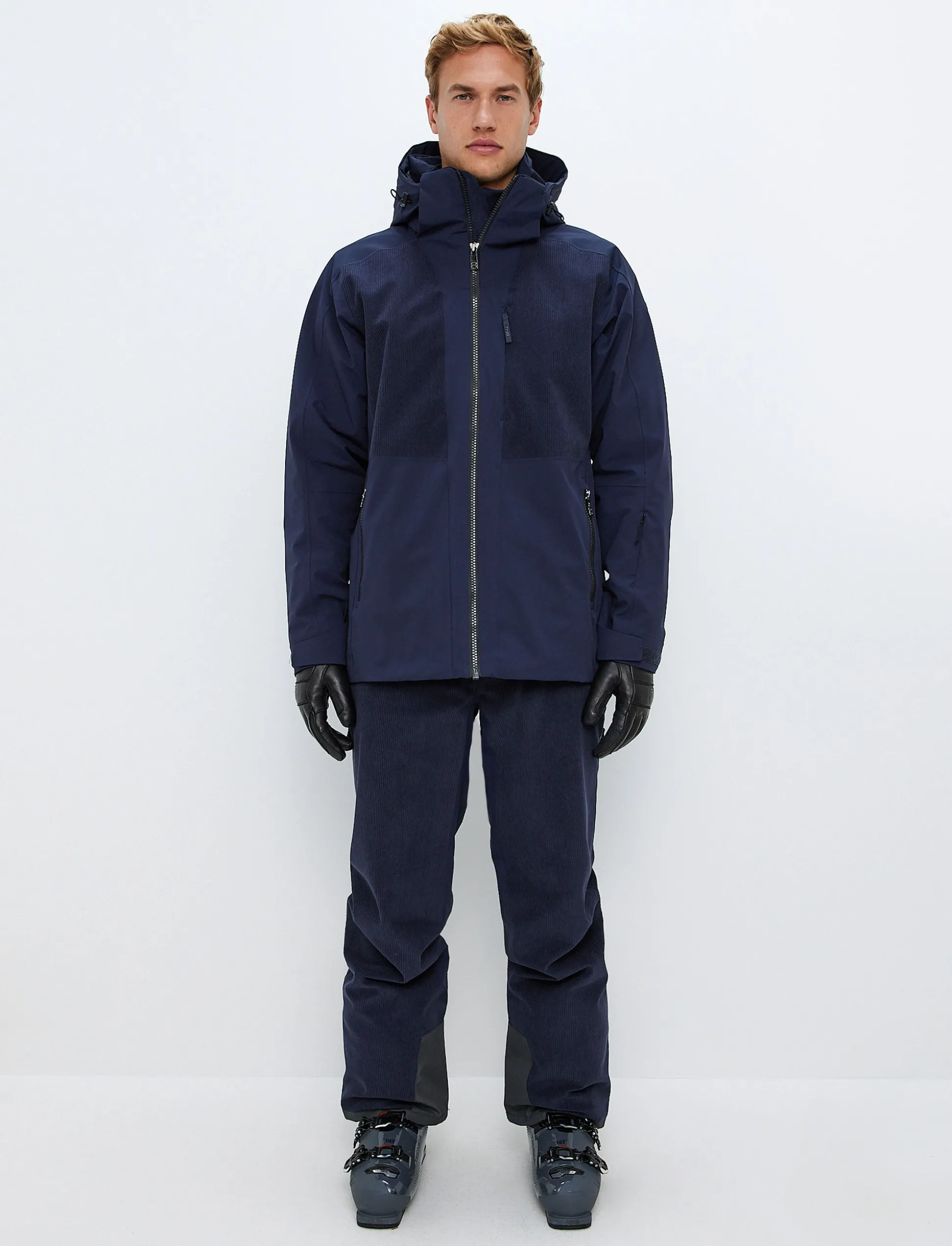 Andrew Cord Ski Jacket - Navy