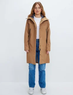 Angela 3L Coat - Camel Brown