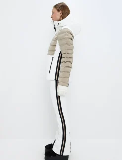 Audrey W Ski Jacket - Blanc/Lt Beige