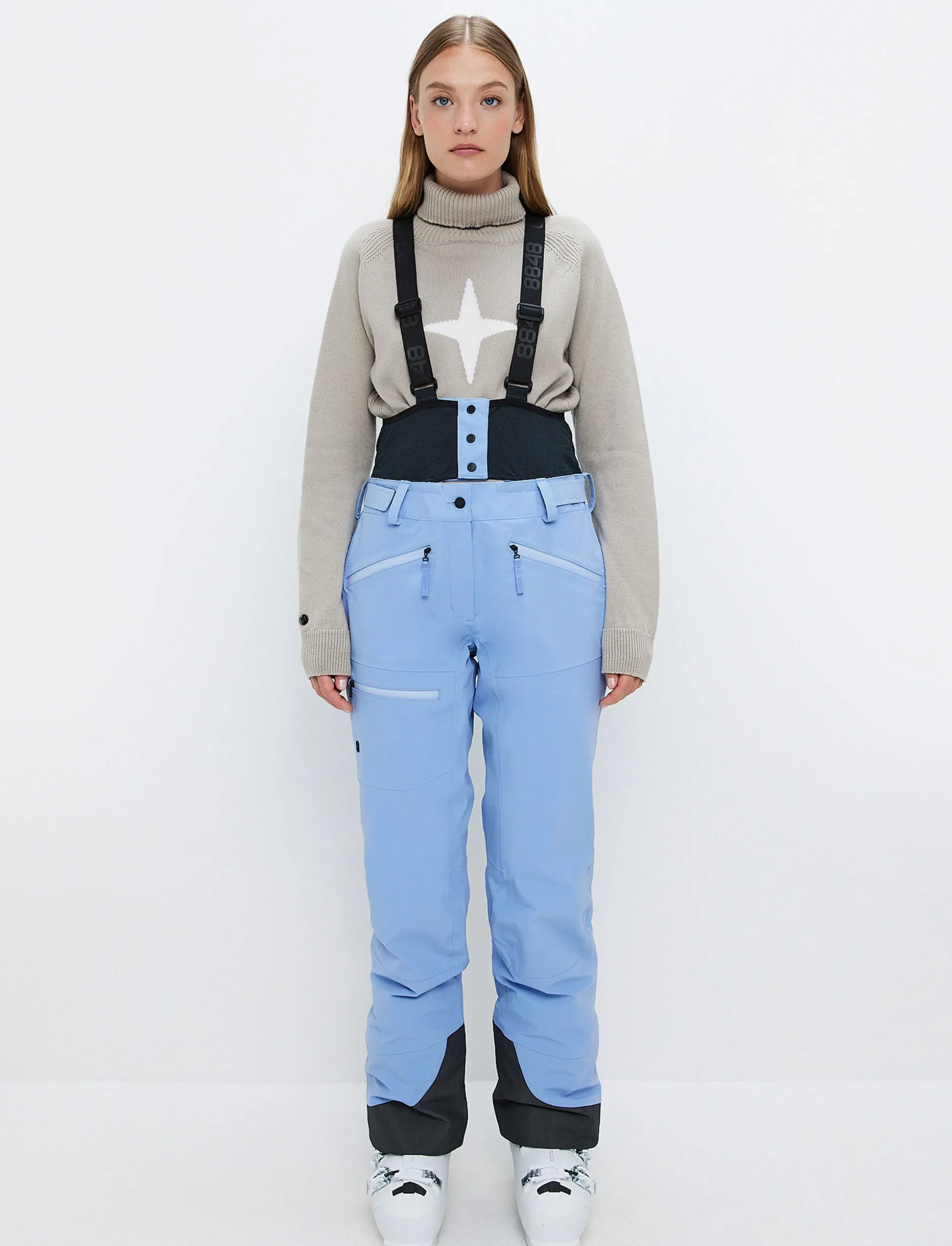 Chloe W Shell Pant - Hortensia Blue