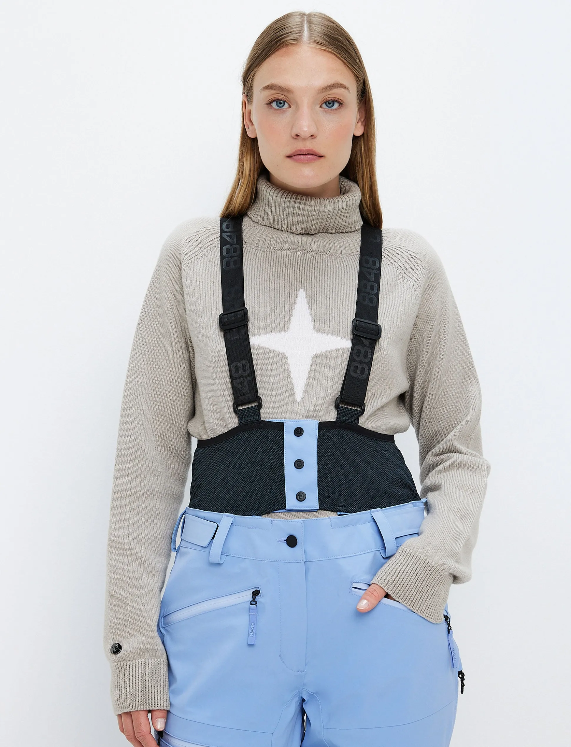 Chloe W Shell Pant - Hortensia Blue