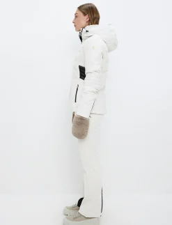 Clarice W Cord Ski Jacket - Winter White