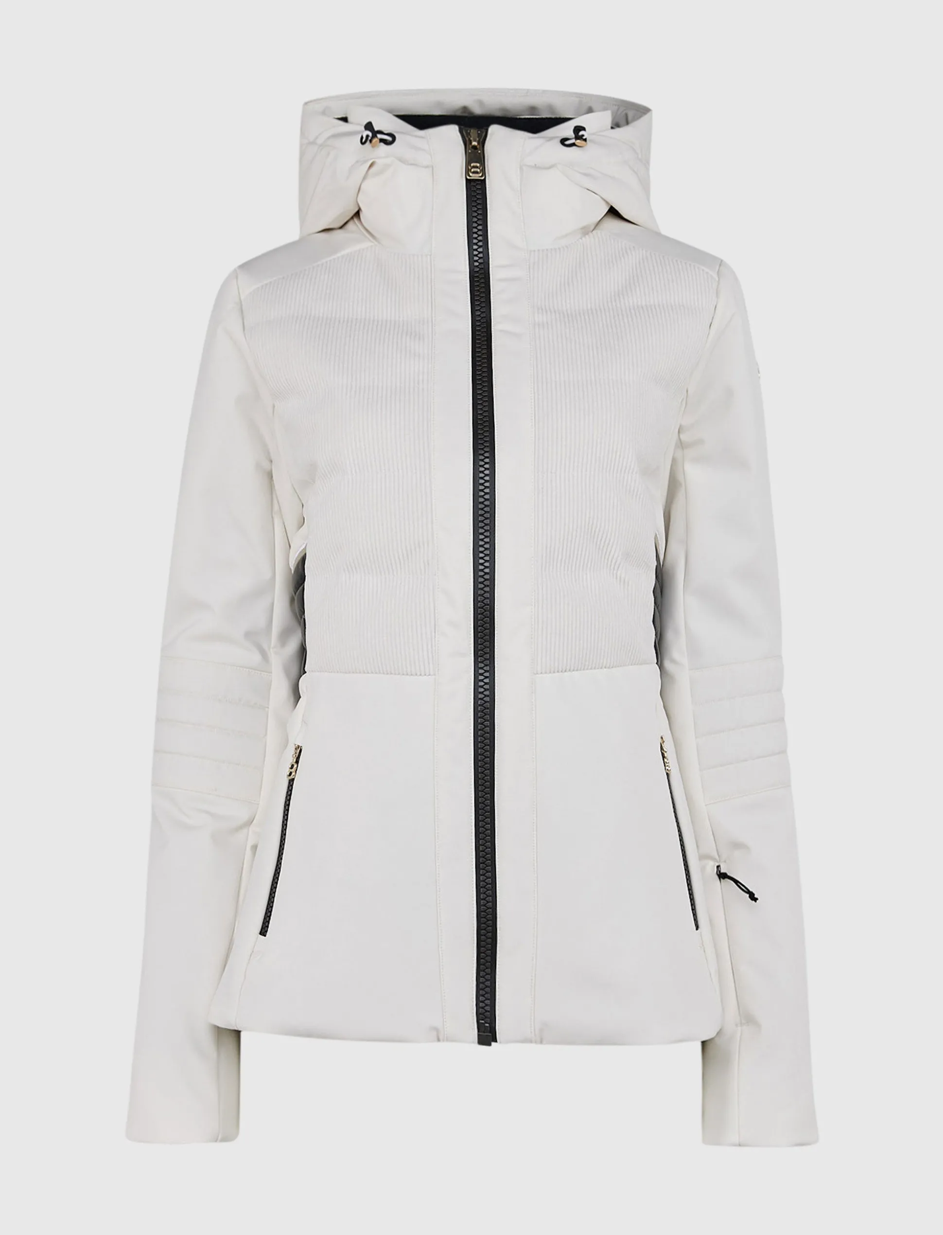 Clarice W Cord Ski Jacket - Winter White