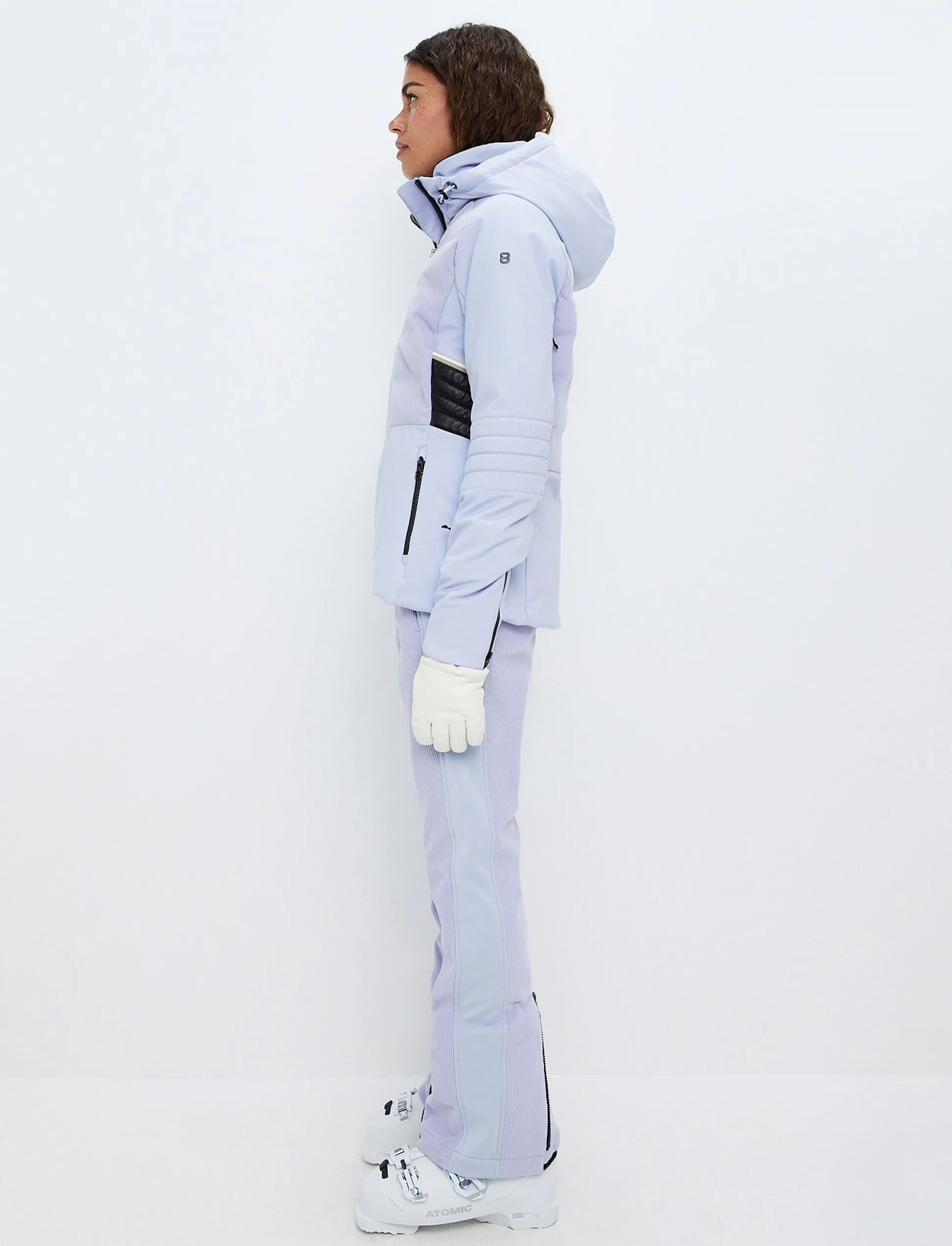 Clarice W Cord Ski Jacket - Icelandic Blue