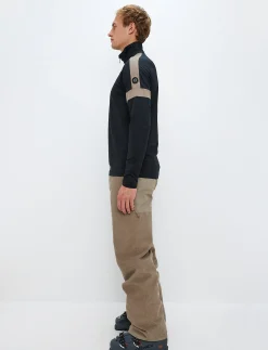 Dino 1/2 Zip Sweat - Black