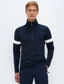 Dino 1/2 Zip Sweat - Navy