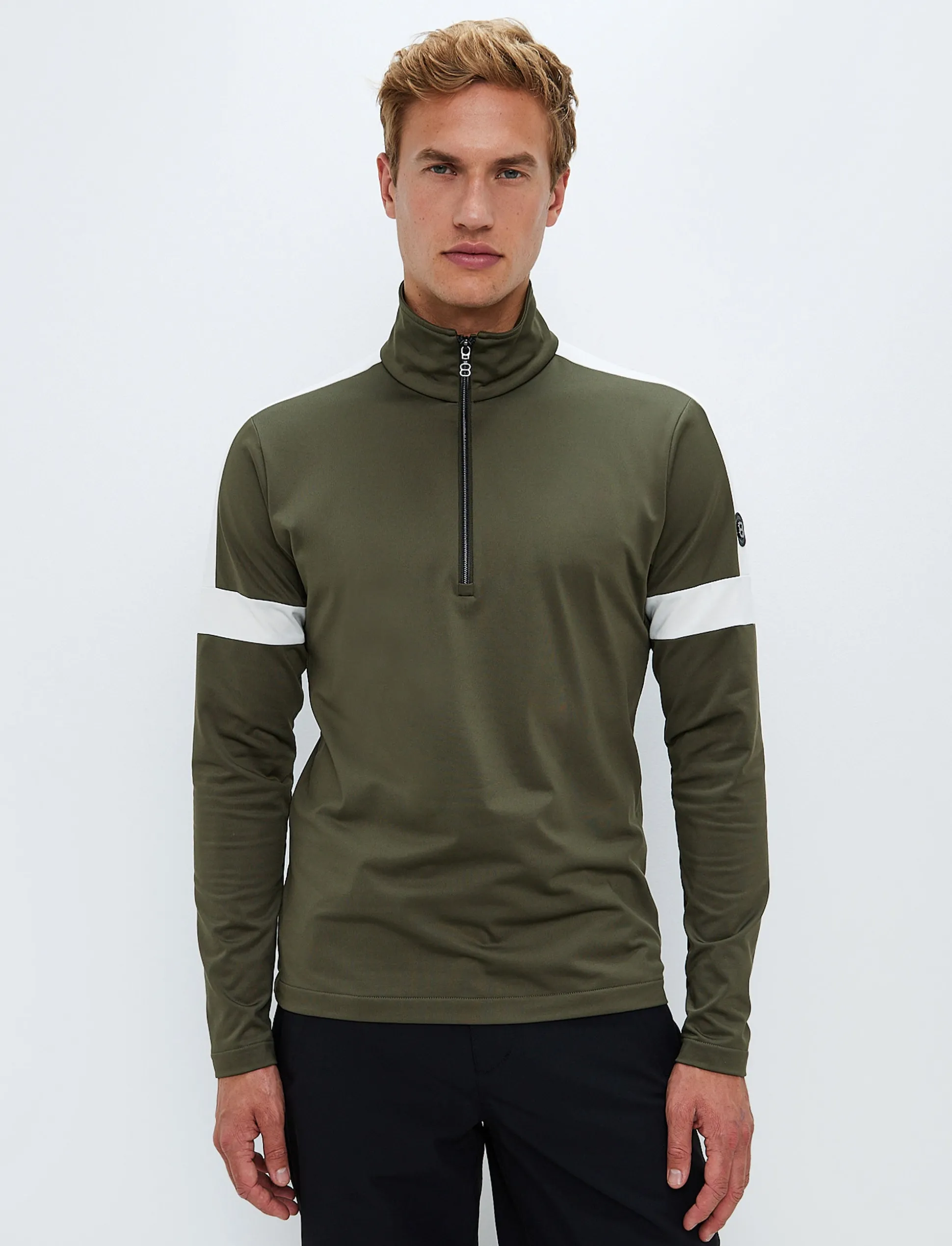 Dino 1/2 Zip Sweat - Royal Green