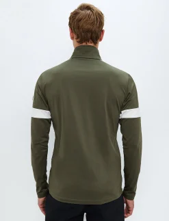 Dino 1/2 Zip Sweat - Royal Green