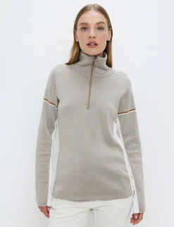 Ember W Merino Sweat - Lt Beige