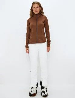 Hallie W Wool Sweat - Cashmere Brown