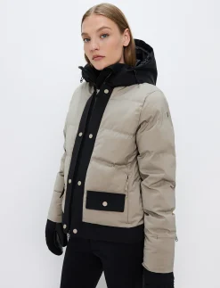 Harlow W Ski Jacket - Lt Beige