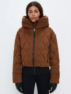 Hildi W Ski Puffer - Cashmere Brown