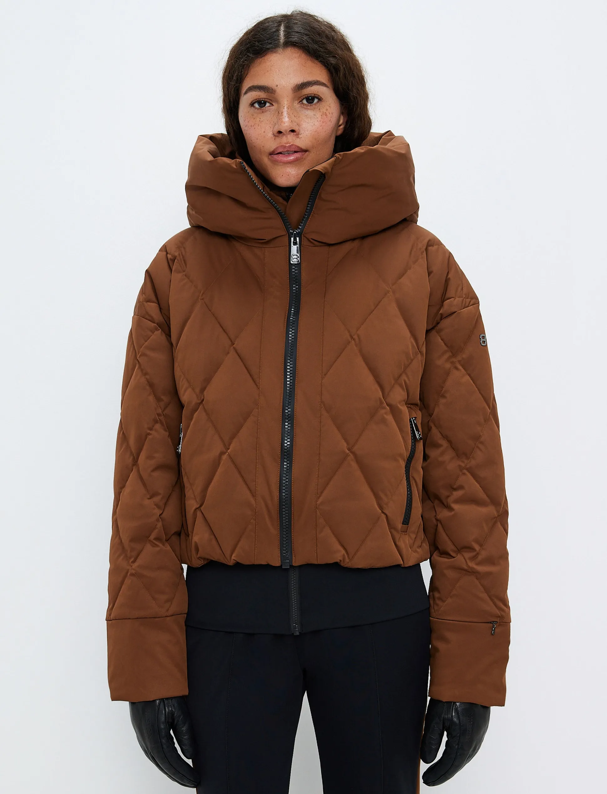 Hildi W Ski Puffer - Cashmere Brown