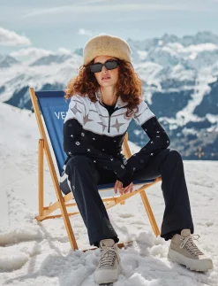 Leni W Ski Sweat - Navy