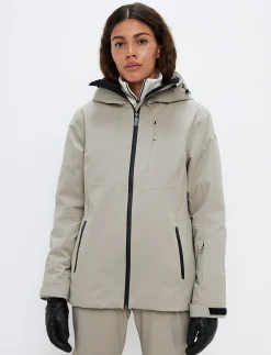 Lyla W Ski Jacket - Lt Beige