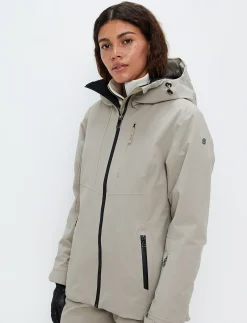 Lyla W Ski Jacket - Lt Beige