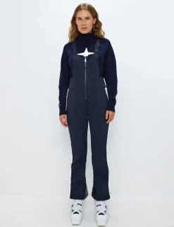 Maya W Bib Pant - Navy/Blanc