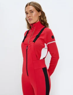 Maya W Bib Pant - Poinsetta Red