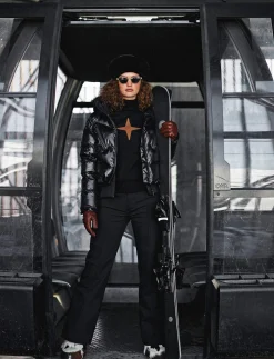 Mira Flare Ski Pant - Black