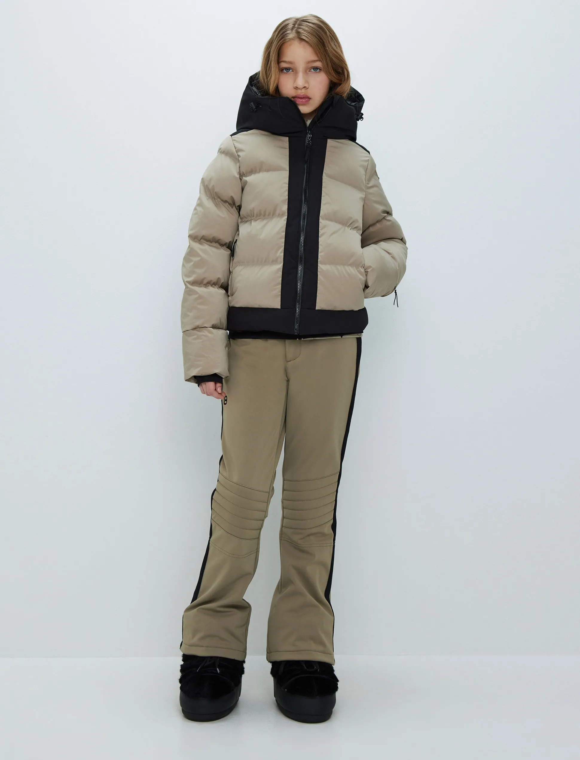 Moon Jr Ski Jacket - Lt Beige