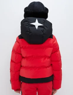 Moon Jr Ski Jacket - Poinsetta Red