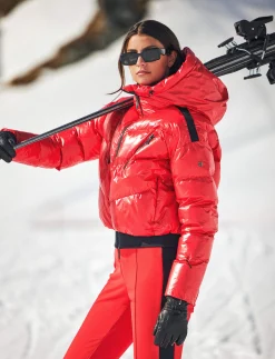 Noelle W Ski Jacket - Poinsetta Red