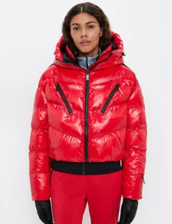 Noelle W Ski Jacket - Poinsetta Red