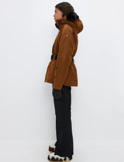 Perla W Ski Jacket - Cashmere Brown