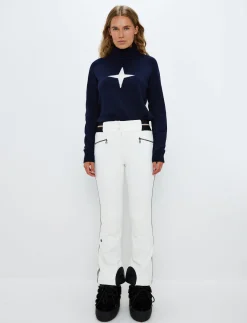 Randy Star W Pant - Blanc/Beige