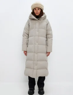 Ruth W Down Coat - Lt Beige
