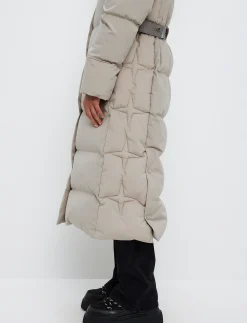 Ruth W Down Coat - Lt Beige