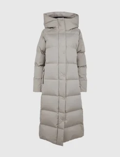 Ruth W Down Coat - Lt Beige