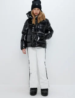 Saga Jr Ski Jacket - Black Glossy