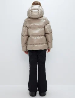 Saga Jr Ski Jacket - Lt Beige