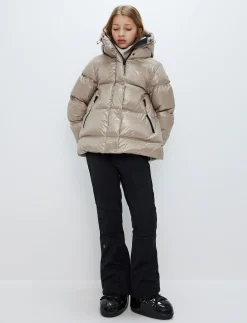 Saga Jr Ski Jacket - Lt Beige