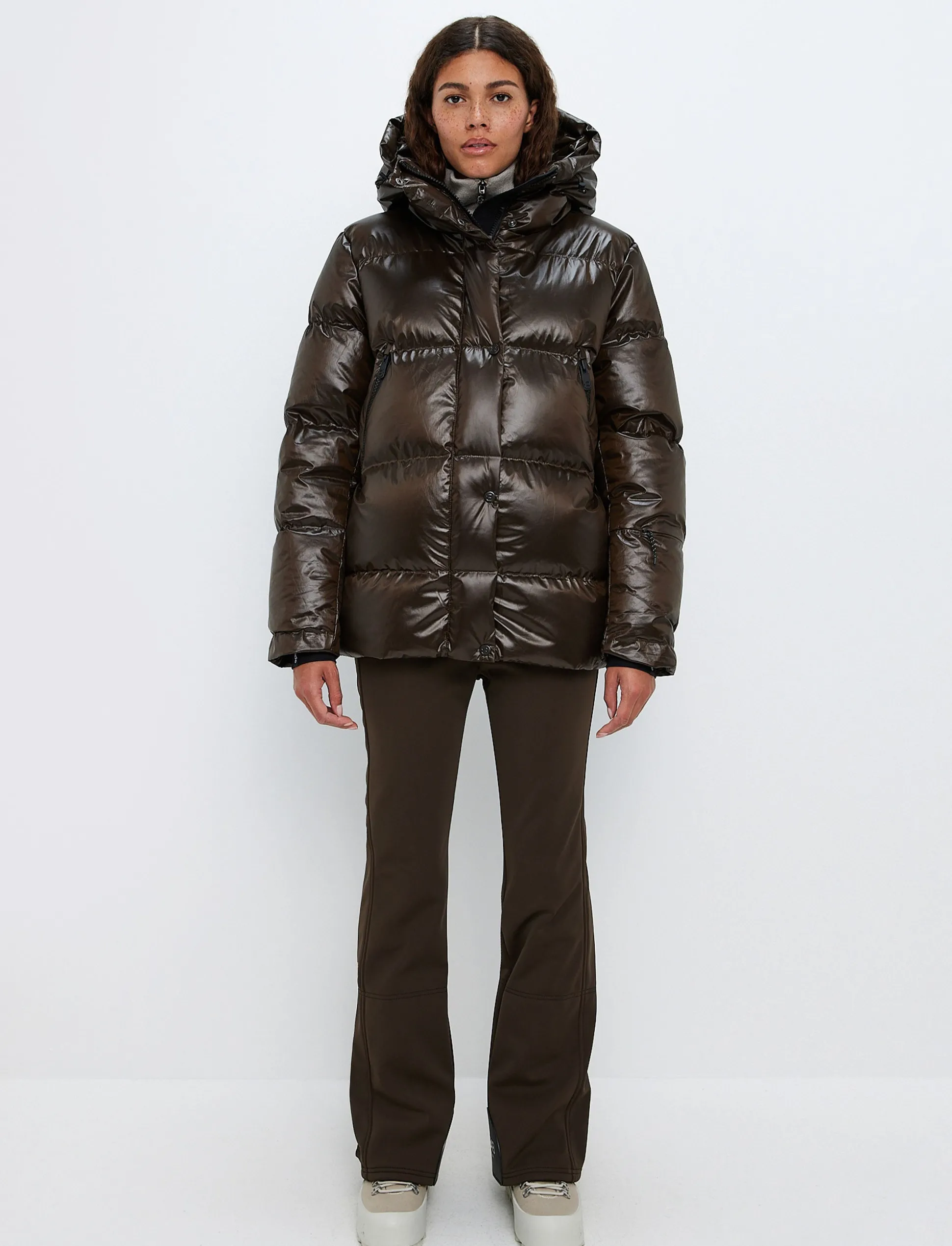 Sarah W Ski Down Jacket - Coffea