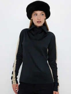 Vanessa W 1/2 Zip Sweat - Black