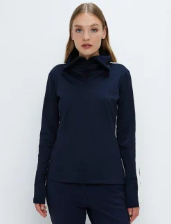 Vanessa W 1/2 Zip Sweat - Navy