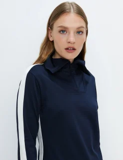 Vanessa W 1/2 Zip Sweat - Navy
