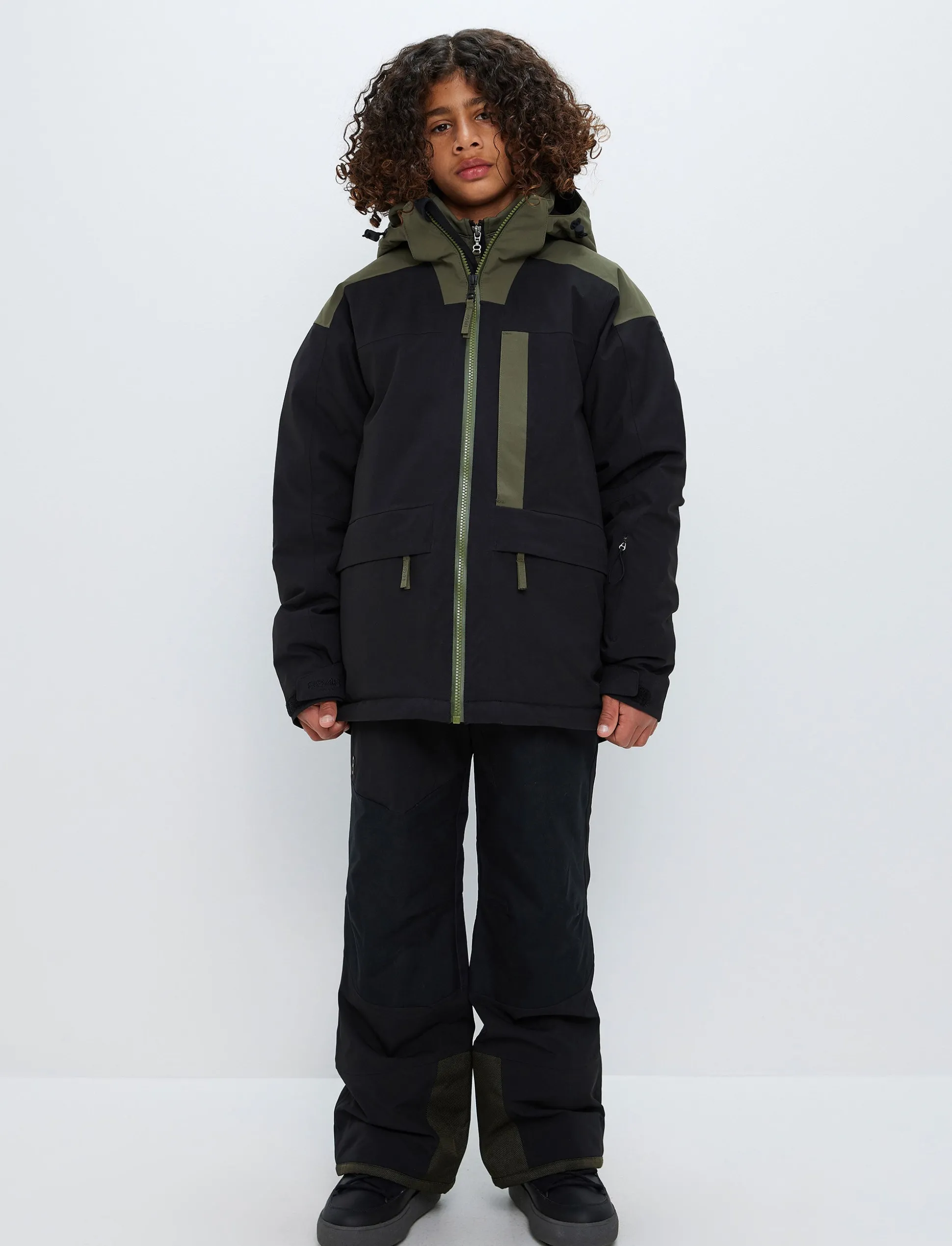 Waylen Jr Ski Jacket - Black